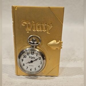 ELGIN MINIATURE DIARY CLOCK